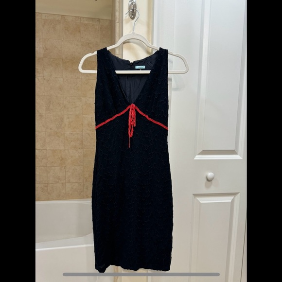 Tocca Black Wool and Silk Midi Dress in UK 8 - Picture 1 of 5